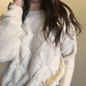 Chunky knit sweater
